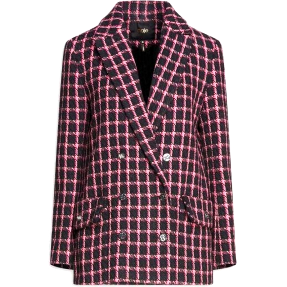 Maje Vitrite Tweed Blazer 34